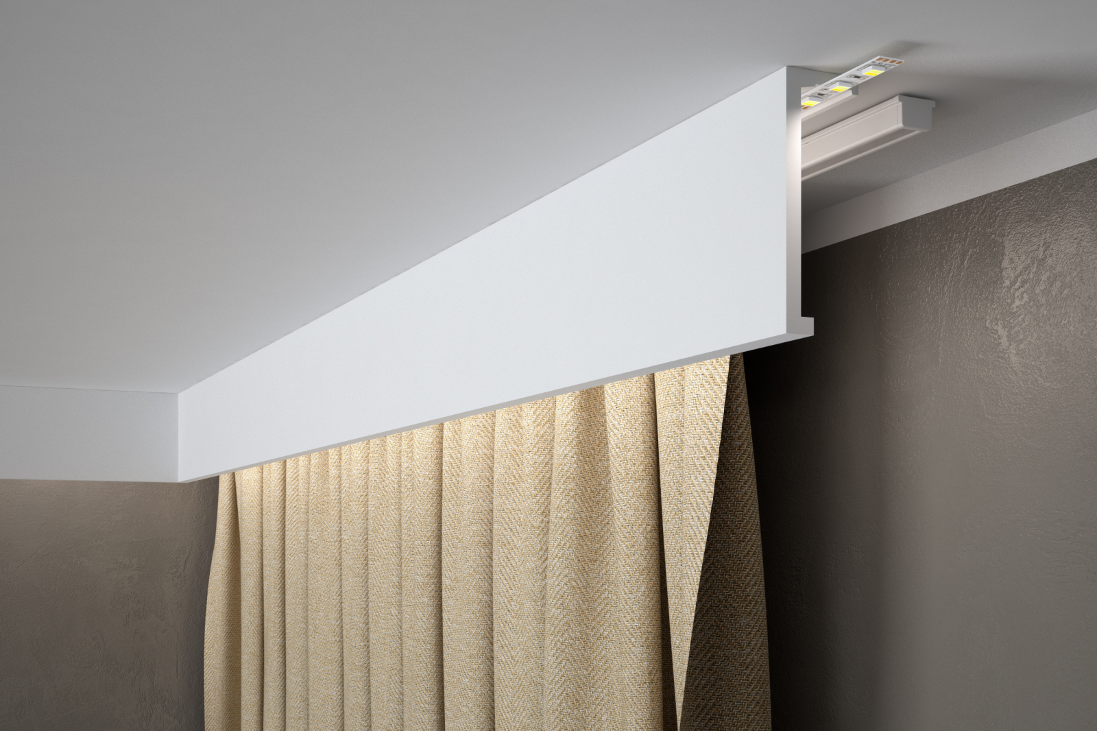 Profil iluminare indirectă QL035T - undefined Premium Alma Decor