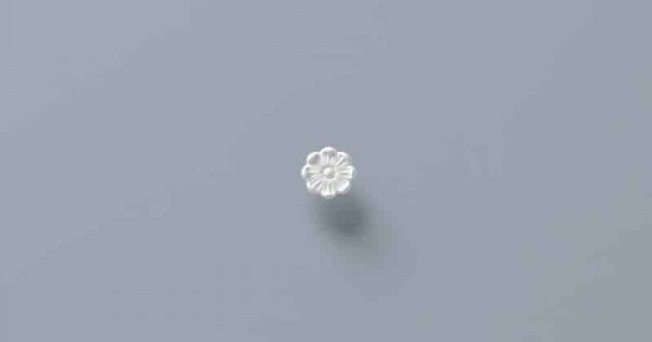 Set rozeta decorativa tavan perete poliuretan Arstyl R17 80MM - 4 BUC.   - undefined Premium Alma Decor