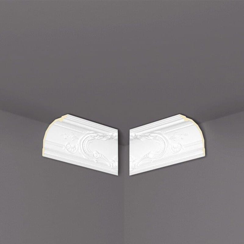 Set colt cornisa decorativa poliuretan Z42 174X174X2000 - undefined Premium Alma Decor